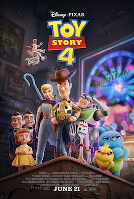 toy story 4 movie poster antique shop