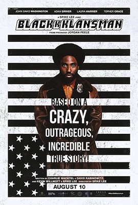 blackkklansman 2018 movie poster