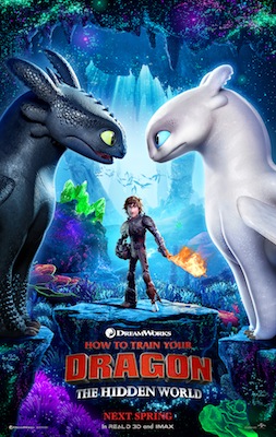How To Train Your Dragon: The Hidden World movie poster 2019