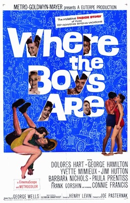 where the boys are 1960 movie poster